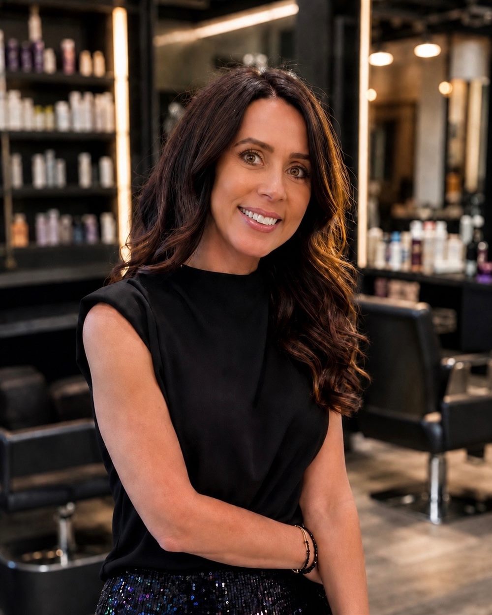 Liana, owner and stylist at Liana Hair Studio.